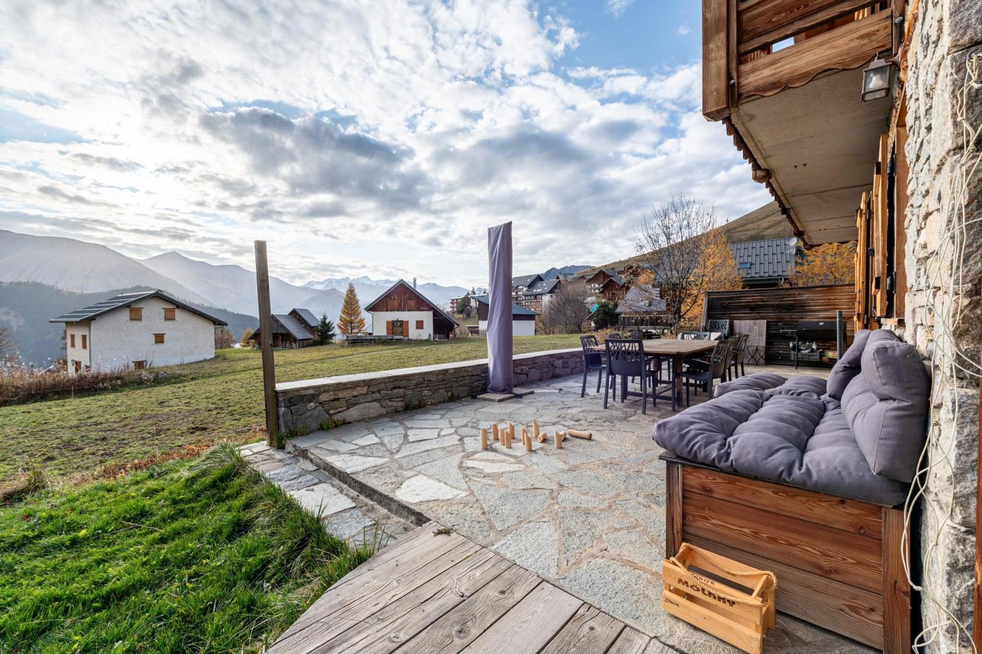 Vila Ze Chalet Albiez-Montrond Exteriér fotografie